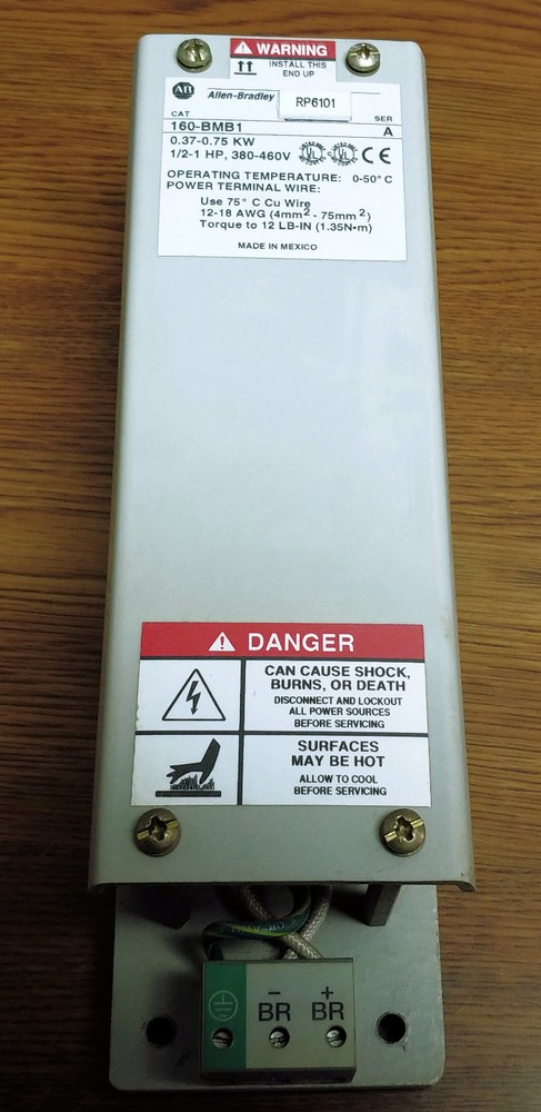 Allen Bradley 160-BMB1 Dynamic Brake Module 0.37-0.75KW / 1/2-1 HP 380-460V