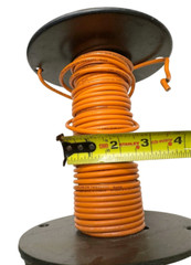 CME E102470 Orange Machine Tool Insulated Wire 10 AWG Approx 45′ Long, 2 lbs