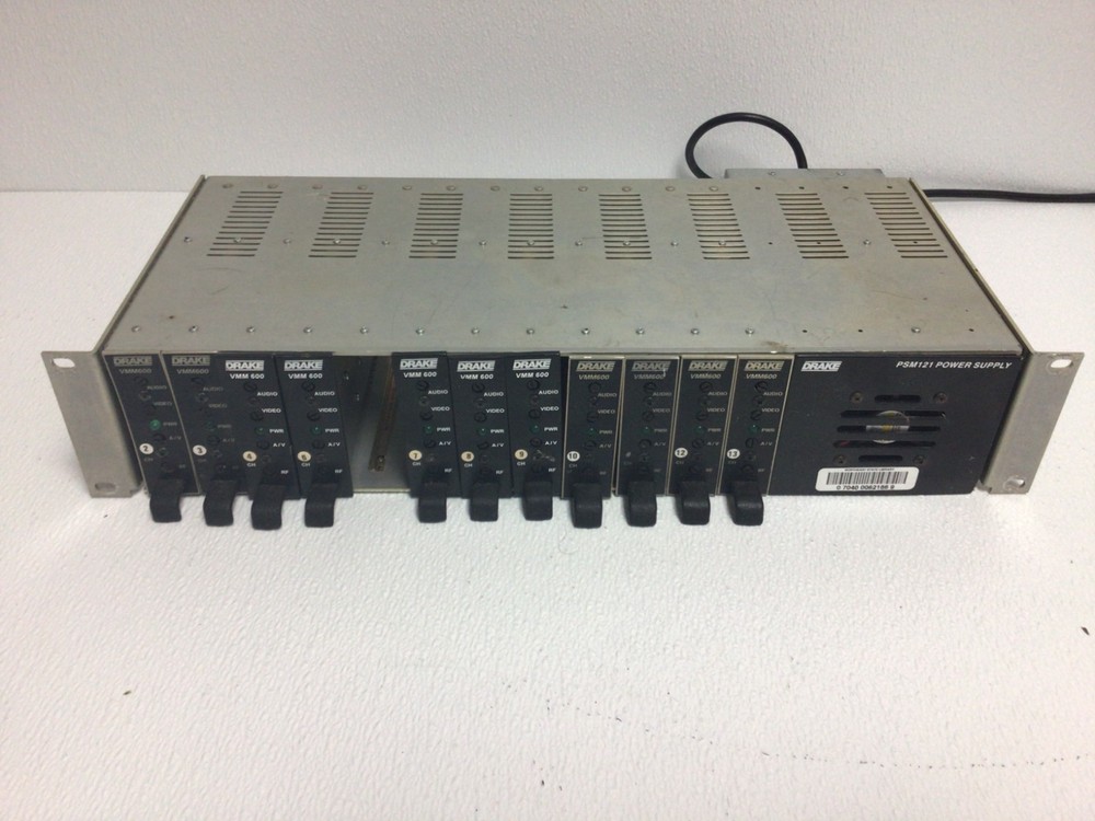 Blonder Tongue MIRC-12v Chassis (11) VMM600 Drake PSM121 Power Supply
