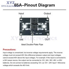 40A 65A 100A No Voltage Limit Anti Backflow Ideal Diode Module fr Solar Charging