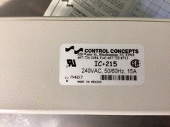 Islatrol Plus IC+215 Filter, Control Concepts, Looks To Be Unused, 15 Amp 240vac
