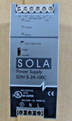 SOLA Power Supply SDN 5-24-100C 100-240 V 50/60Hz 24 VDC A8106SO