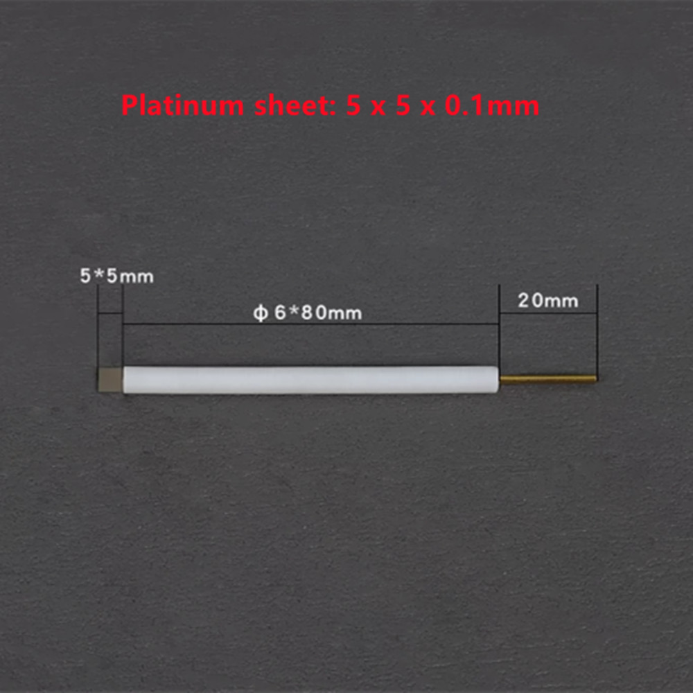 0.1-0.2mm Gold Au Electrode Holder Purity 99.99% Gold Sheet Plate Electrode