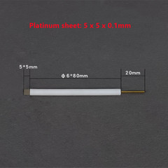0.1-0.2mm Gold Au Electrode Holder Purity 99.99% Gold Sheet Plate Electrode