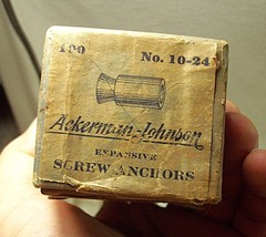 STAR #6-8 x 3/4″ Lead Anchors ☆ Ackerman-Johnson #10-24 Expansive Anchors ☆L@@K!