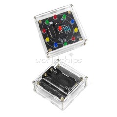 LED Electronic Lucky Rotary Kit NE555 CD4017 DIY Practical Soldering Practice