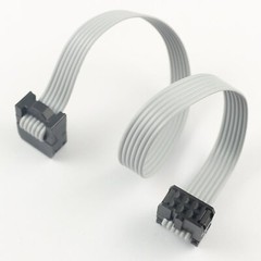 1Pcs 2.54mm Pitch 2×3 Pin 6 Pin 6 Wire Extension IDC Flat Ribbon Cable L= 20CM