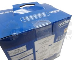 SEALED NEW BROTHER DK-2251 BLACK/RED ON WHITE PAPER TAPE 2.4″ X 50′