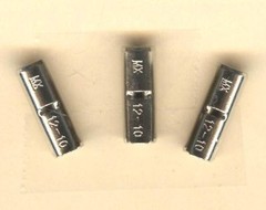 50 High Temperature BUTT Terminal Connectors #12-10 Wire Gauge AWG 900°F MOLEX