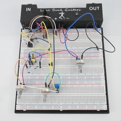X-Large Guitar Pedal Building Breadboard True Bypass Solderless 1/4″ Audio Jacks