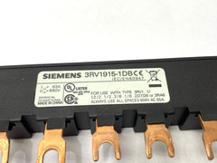 Siemens 3RV1915-1CB Busbar 3-Phase 600VAC 65A