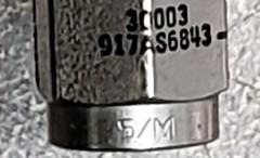 4” (inches) long Semi-Rigid Jumper Cable WITH Male SMA Connectors.