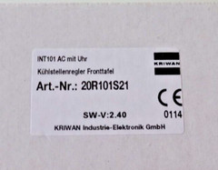Kriwan cooling point controller INT 101 AC with watch, art. 20R101S21, new/original packaging!!!