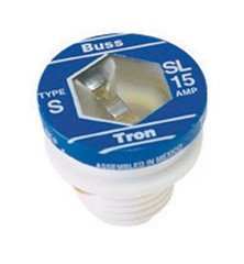 Bussmann SL-15PK4 15 Amp Loaded Link Base Plug Fuse