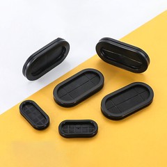 Oval Blanking Blind Rubber Wiring Grommet Dual Sided Closed Cable Hole Plug Bung