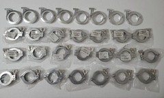 29pcs NW40 / KF40 WING-NUT CLAMP Aluminum – Vacuum Part Lot NEW