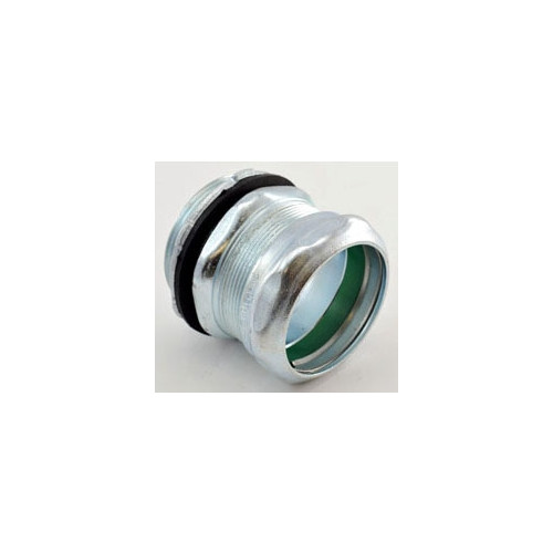 Bridgeport 254-SRT, 1-1/2″, Steel, Rain Tight, Compression, EMT Connector, 1pc