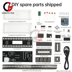 DIY Digital Clock Kit Voice Control Music Spectrum Display LED Electronic Kit