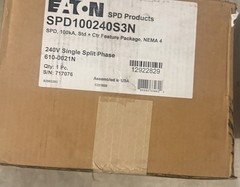 Eaton SPD100240S3N Surge Protective Device 240V Single Split Phase