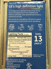 Refresh HD 3-Way LED Light Bulb, Daylight, 5/11/16-Watts 93127691