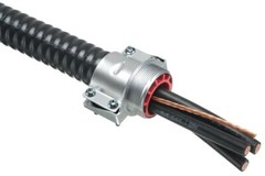 Arlington Industries 8413, 1-1/4″ Hub, 1 to 1.46″, MC Cable Connector, 1pc