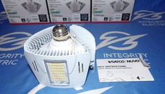 Lot of 4 NIB Satco S13118 60W Multi-Beam Adjustable LED Utility Lights
