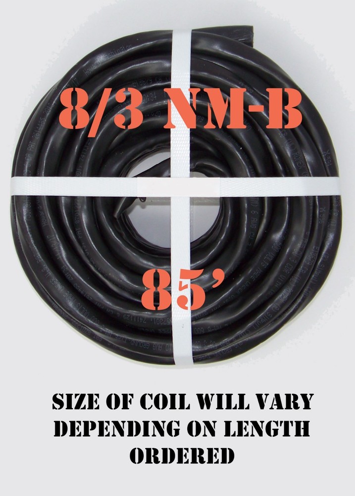 8/3 NM-B x 85′ Southwire “Romex®” Electrical Cable