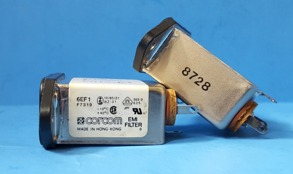 1pc- Power Line Filter, 6EF1, Corcom, Power Entry Module, 250VAC/ 6A