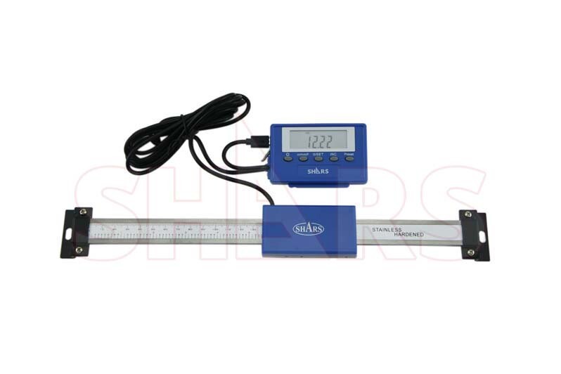 Shars 8″ Digital Machine Stainless Steel Scale with Steel Beam 0.0015″ NEW #}