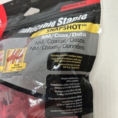 Lot of 2 Bags Gardner Bender Snapshot Multicable Staples MCS-20W (Tl 40 staples)