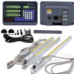 Digital Readout Kit DRO Display 5µm Linear Scale Sensor Mill Lathe 2/3/4/5Axis