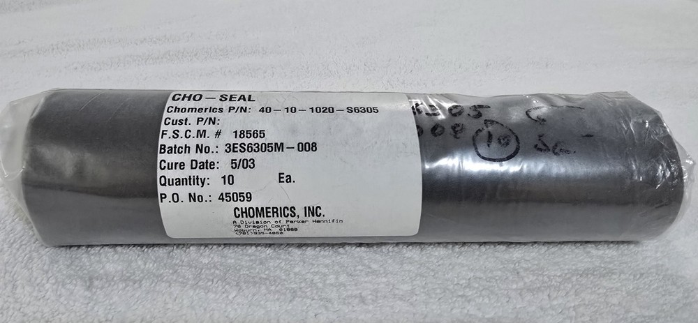 Parker Chomerics CHO-SEAL S6305 EMI Elastomer Gasket, Lot of 10 sheets 10″x20″