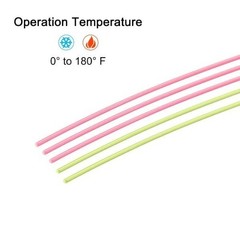 PMMA Fiber Optic Rods 0.5mmx20cm Sight Filament, Red and Green, 1 Set 5