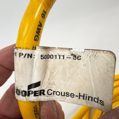 Cooper Crouse-Hinds 5000111-5C Cordset Assembly