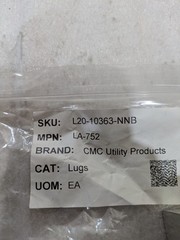 CMC LA-752 LUG 500KCMIL -750 CU 7AL