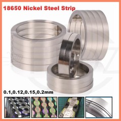 Ni Plated Nickel Steel Strip Tape Li 18650 Battery Spot Welding 0.1,0.15,0.2mm
