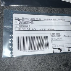 Analog Devices Inc. 1 Circuit IC Switch 8:1 4.5Ohm 16-TSSOP ADG708BRUZ QTY 3