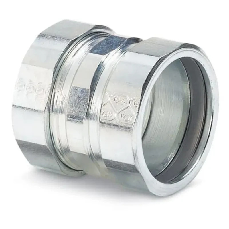 STEEL CITY HK-408, Rigid Conduit Coupling, 3″, Iron, Threadless Compression 1pc