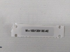 ABB Insulating Plate with Screws and Washers 100/130V DC-AC