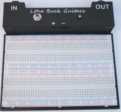 Lg Guitar Pedal Building Breadboard True Bypass W Power supply& LPB-1 Components