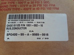 CIRCUIT SYSTEMS BUS CONDUCTOR PART # 1001-002-16 NSN: 6150-01-326-0418