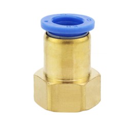 PCF Pneumatic Fitting Female Thread Adaptor Pipe Push Straight Quick Connectors