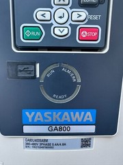 YASKAWA AC Drives, GA800 Series, CIPR-GA80U4005ABMA, 3HP, 480V, IP20 Enclosur