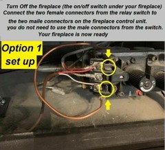 Voice Control your Fireplace. Works with ALEXA for Millivolt Gas – 4 Wire