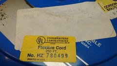 YELLOW COLEMAN Flexible Cord 16AWG 3 Conductor 250 Ft NEW EXTENSION ELECTRICAL
