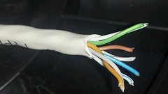 500FT Spool Quabbin 5410 CAT 5E Beige Patch Cable 4Pr 24Awg HDPE/PVC LCom SP5875