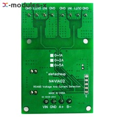 RS485 0-1A 0-30V Current Voltage Collector Voltage Signal Acquisition MODBUS RTU