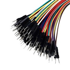 a4 40pcs 20cm Male to Male Dupont Wire Jumper Cable