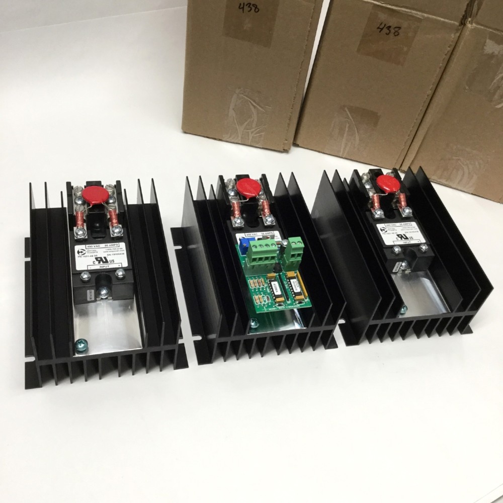 Control Concepts 3321A-48-30-4/20mA 3-Phase SCR Power Controller, 480VAC, 30A