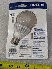 Cree A21-100W-27K-B1 LED Light Bulb 2700K 100W Replacement 18W 1600lm Dimmable